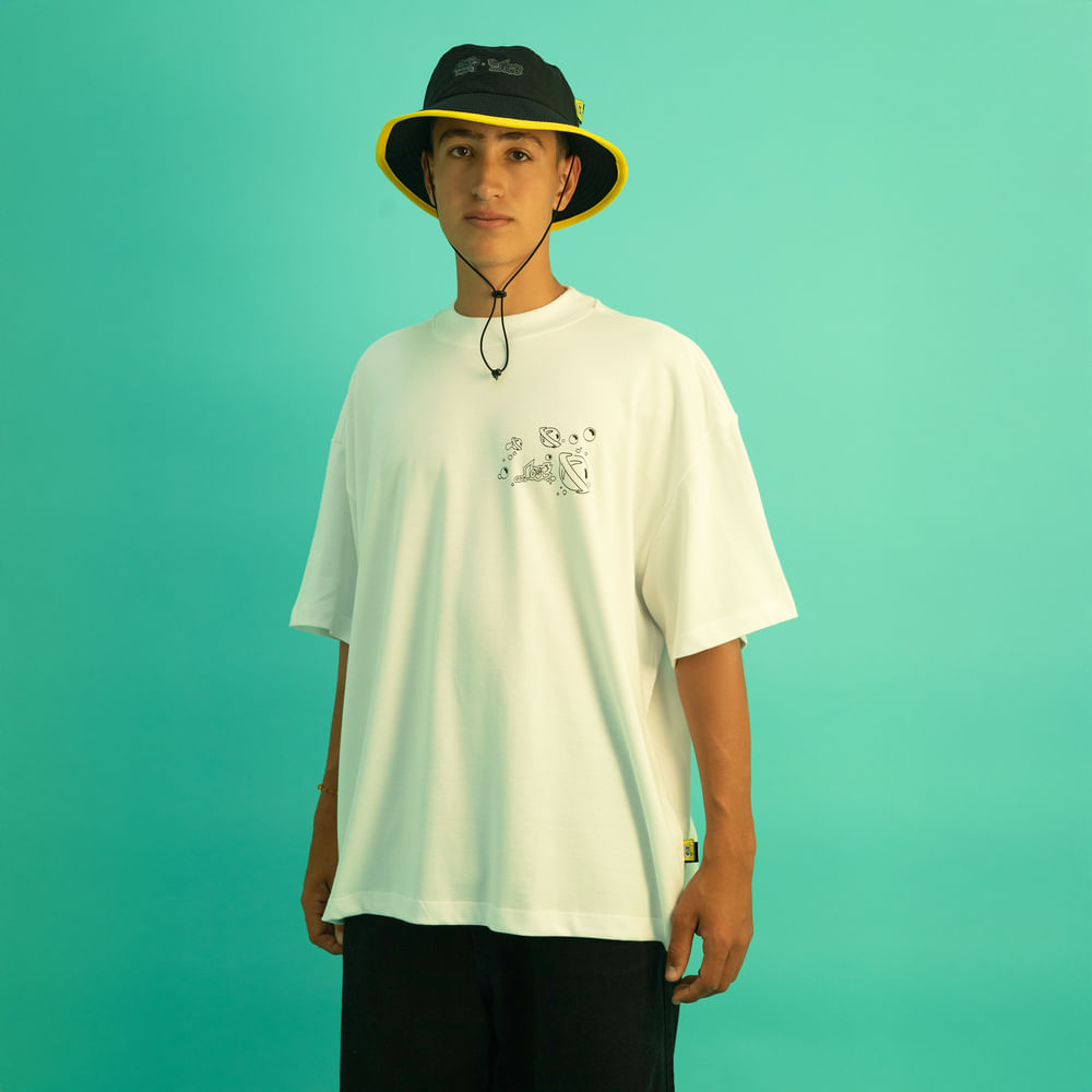 Camiseta Boxfit Lost x Bob Esponja Quadrada Bubble