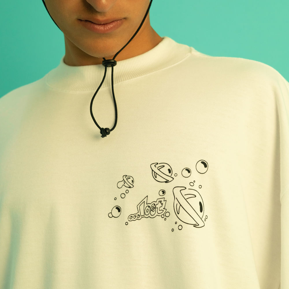 Camiseta Boxfit Lost x Bob Esponja Quadrada Bubble