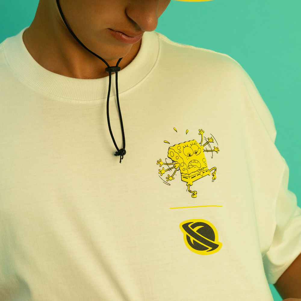 Camiseta Boxfit Lost x Bob Esponja Puff