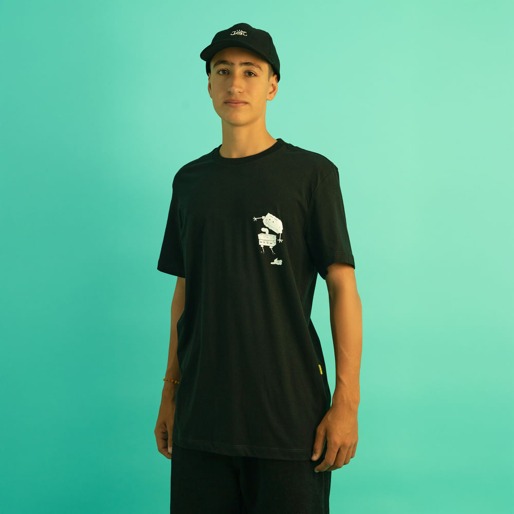 Camiseta Lost x Bob Esponja In Half