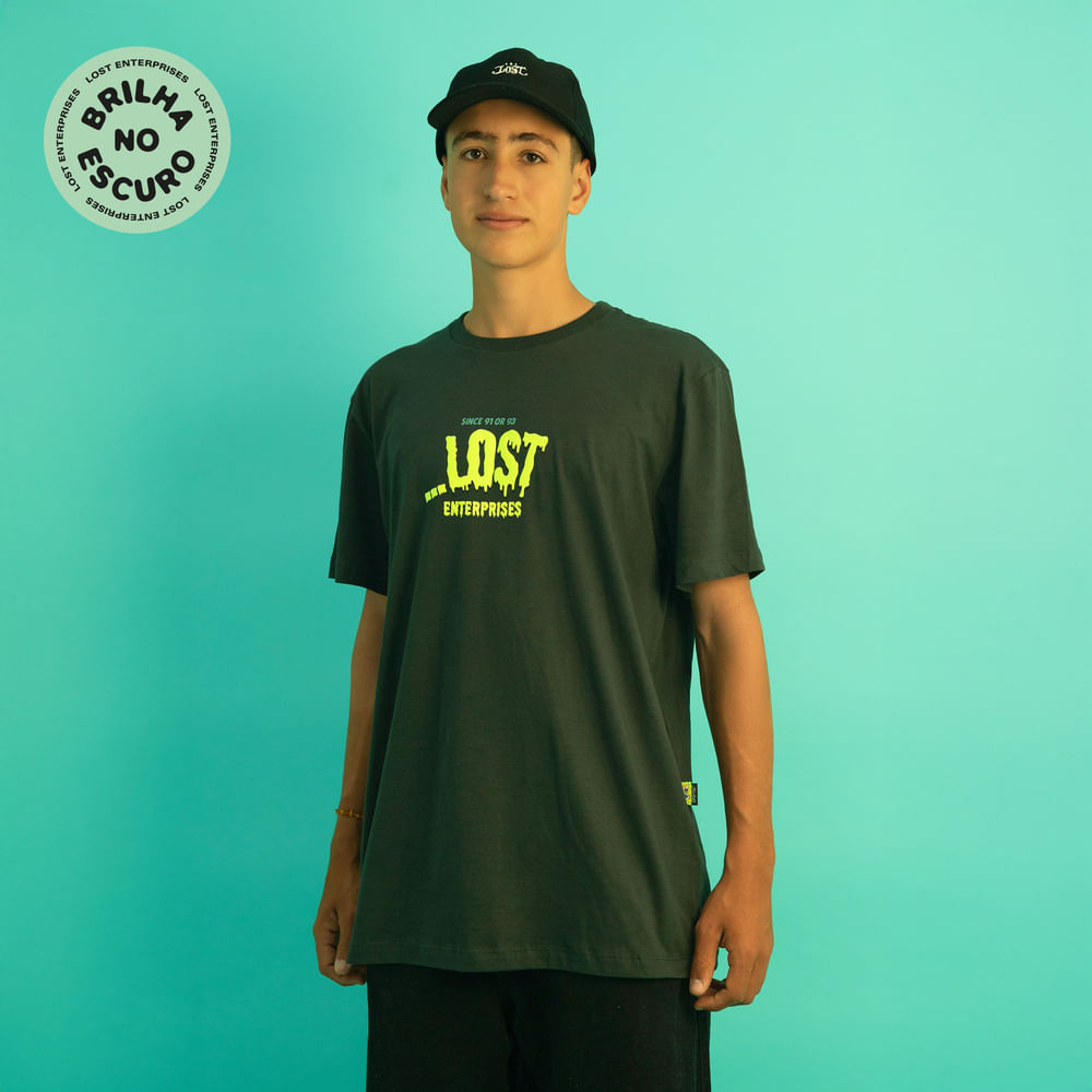 Camiseta Lost x Bob Esponja Horror Squid