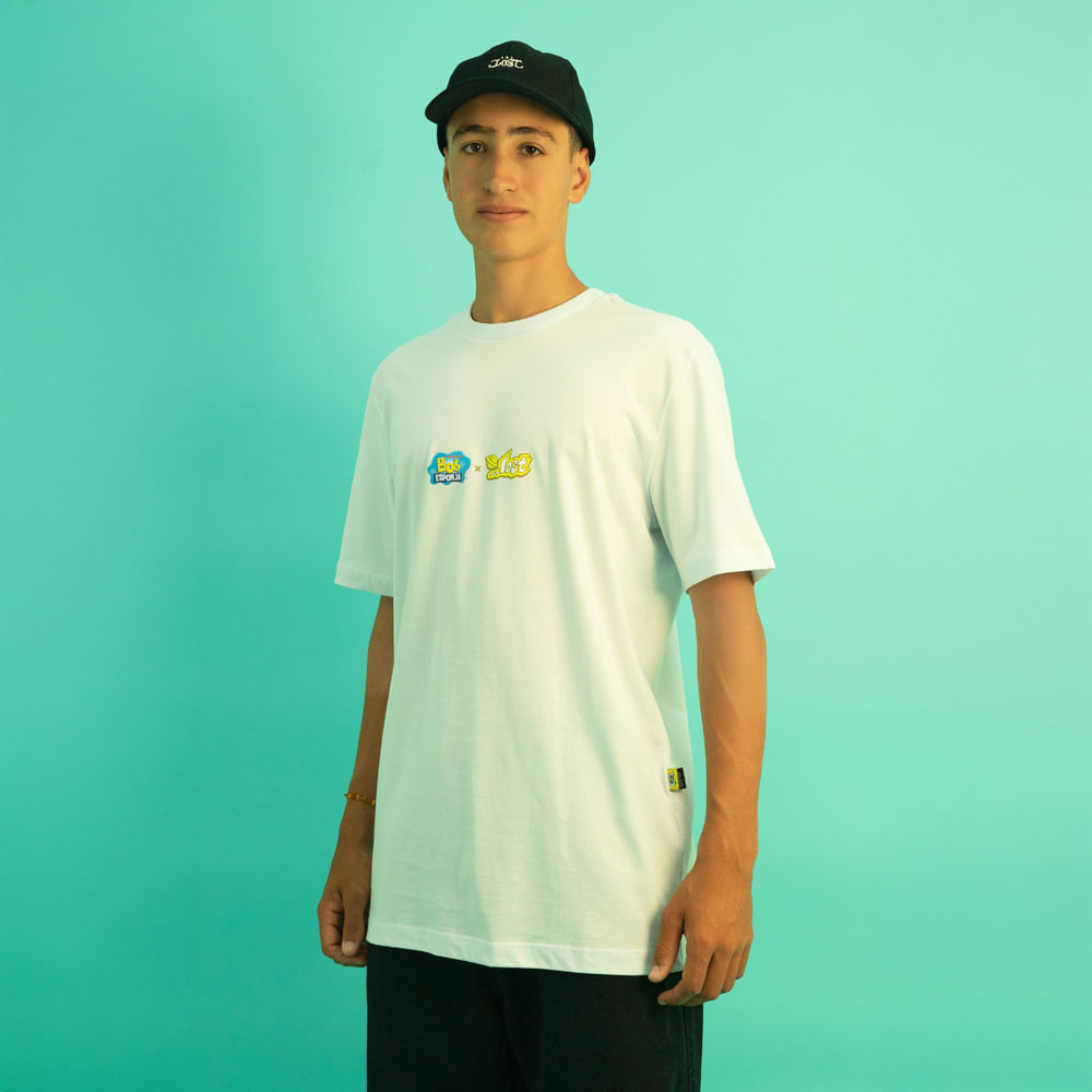 Camiseta Lost x Bob Esponja Logo