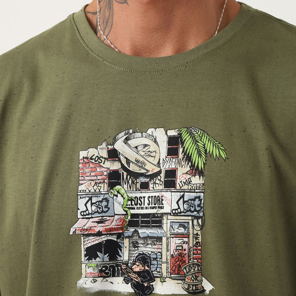 Camiseta Lost Mescla Sheep