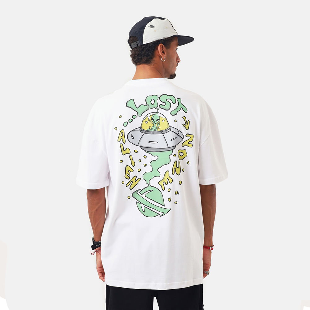 Camiseta Box Fit Lost Alien Zone
