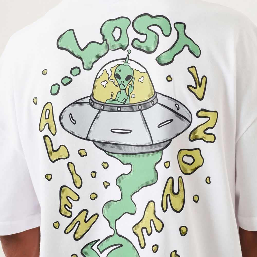 Camiseta Box Fit Lost Alien Zone