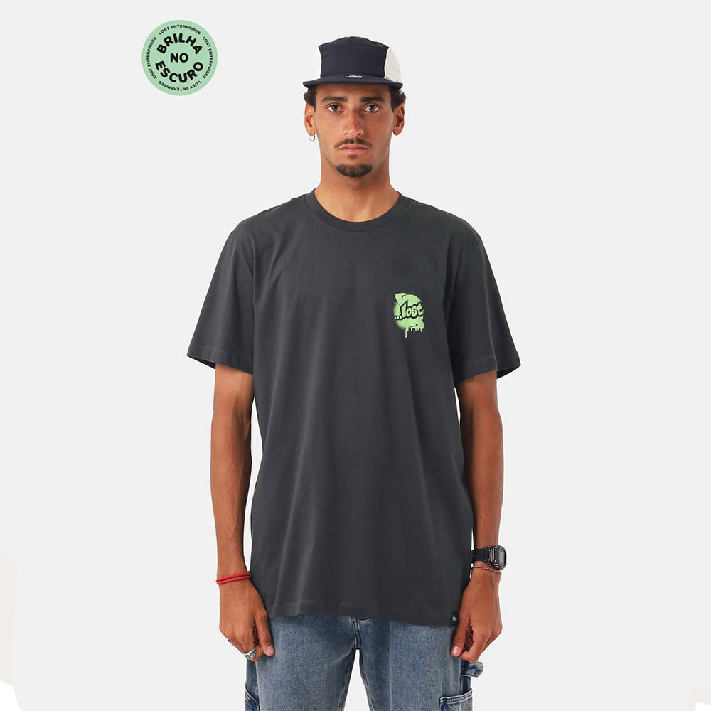 Camiseta Lost Branding Stencil