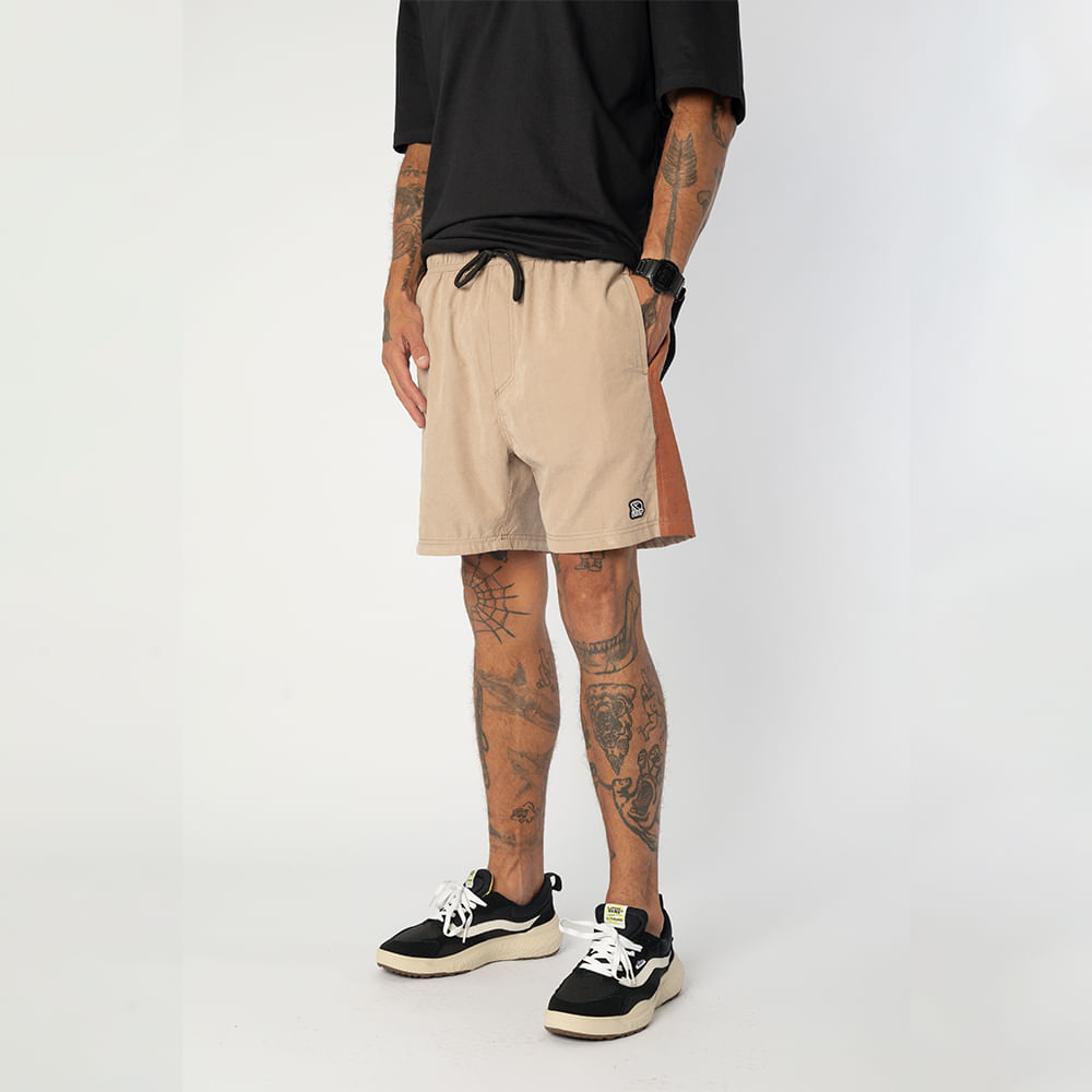 Shorts Com Elástico Lost Bicolor