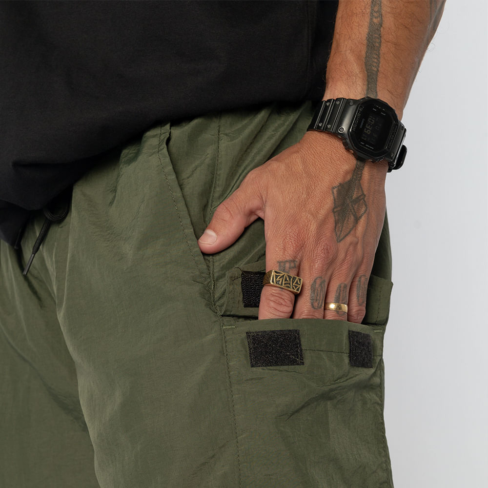 Shorts Com Elástico Lost Green