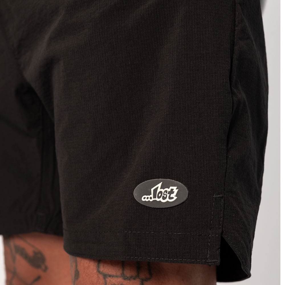 Shorts Com Elástico Lost New Black
