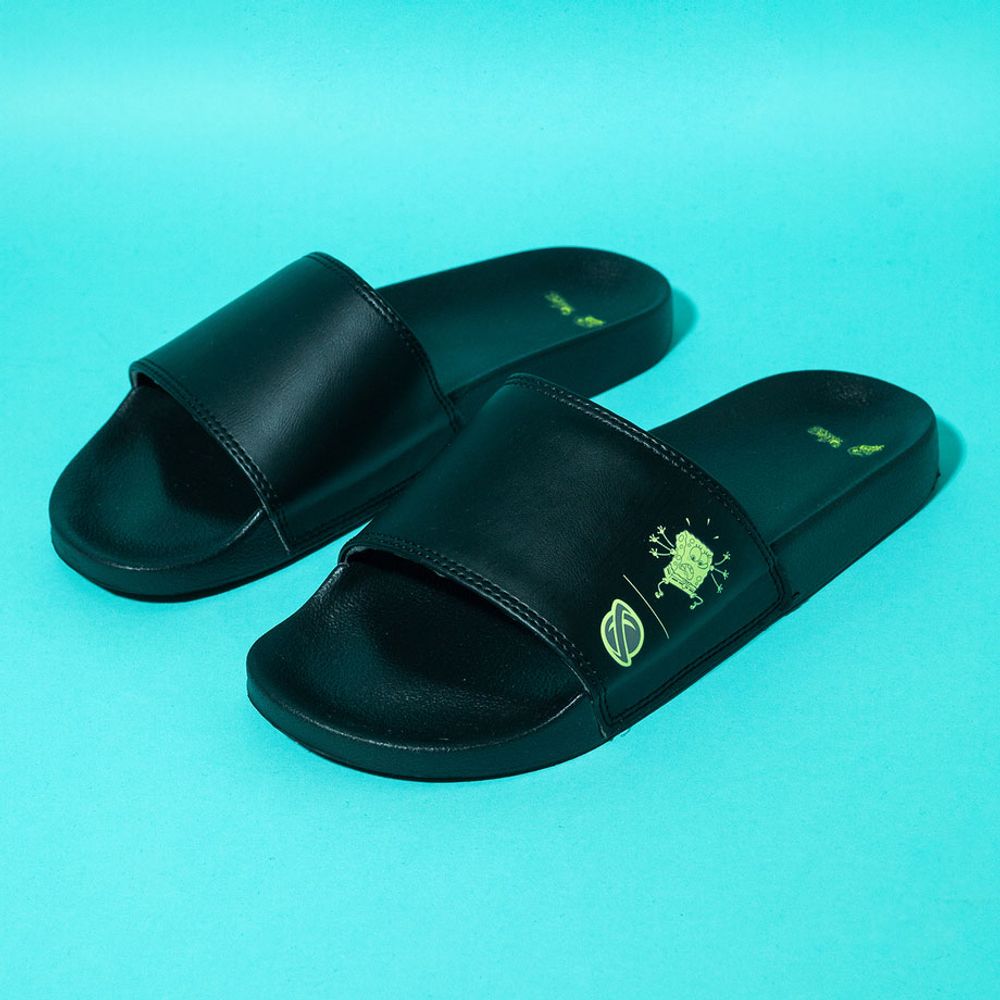 Chinelo Slider Lost Bob Esponja