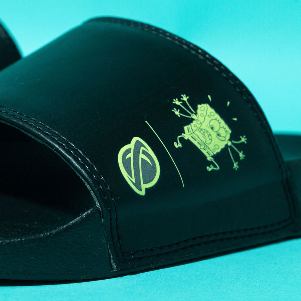 Chinelo Slider Lost Bob Esponja
